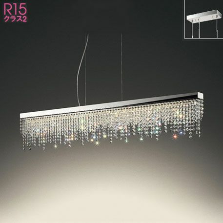 クリスタルガラス オーデリック製ペンダントライト OC257179BR OD-0170E-CL