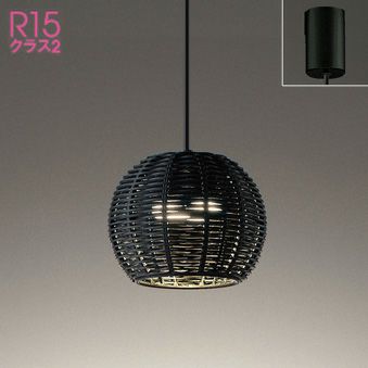 ブラック オーデリック製ペンダントライト OP252889LR OD-0521E-BK