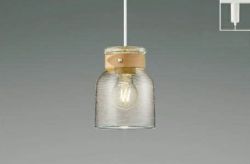 ガラス・革 コイズミ製ペンダントライト AP50352 KO-0200D-CL