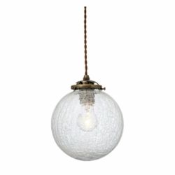 クラック Φ200 インターフォルム製ペンダントライト LT-1941CR IF-0026E-CL