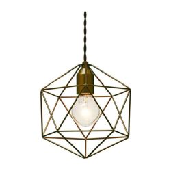 20面体(L) インターフォルム製ペンダントライト LT-1091IC IF-0295E-GD