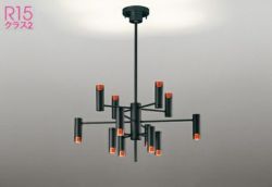 14畳 12灯 マットブラック色  オーデリック製シーリングライト OC257192BR OD-1730E-BK