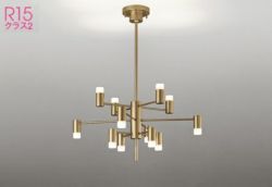 14畳 12灯 サテンゴールド色  オーデリック製シーリングライト OC257198R OD-1731E-GD