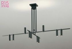 10灯マットブラック オーデリック製シーリングライト OC257159BR OD-1740E-BK