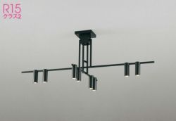 8灯マットブラック オーデリック製シーリングライト OC257156R OD-1743E-BK