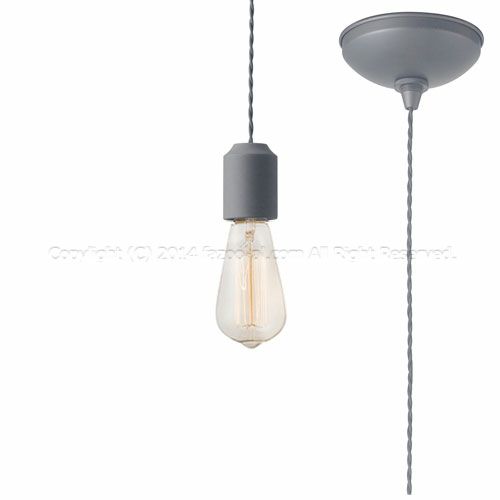 グレー 60Wカーボン電球 アートワークスタジオ製ペンダントライト AW-0480Z(GY)＋BU-1149 AW-0691E-GY