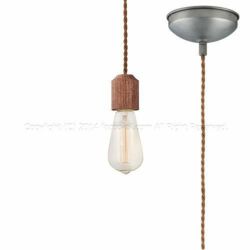 ダークオーク 60Wカーボン電球 アートワークスタジオ製ペンダントライト AW-0416Z(DO)＋BU-1149 AW-0701E-BR