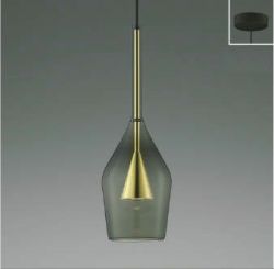 ガラス スモークグレー コイズミ製ペンダントライト AP51134 KO-0090W-GY