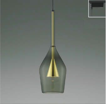 ガラス スモークグレー コイズミ製ペンダントライト AP51136 KO-0090D-GY