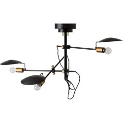 ブラック ハモサ製シーリングライト FP-003(BK) HM-0280E-BK