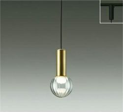 真鍮色 ガラス（リブ入） ダイコー製ペンダントライト DPN-41826Y DA-1451D-GD