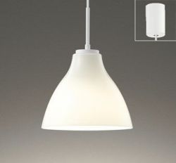 ガラス（乳白） オーデリック製ペンダントライト OP252990LCR1 OD-1950E-WH