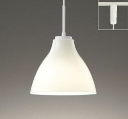 ガラス（乳白） オーデリック製ペンダントライト OP252991LCR1 OD-1950D-WH