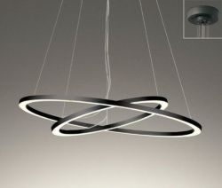 マットブラック Φ1000 オーデリック製ペンダントライト OC257219R OD-1751W-BK