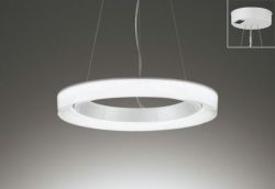 乳白×マットホワイト Φ600 ～14畳 オーデリック製ペンダントライト OC257204BR OD-1990E-WH