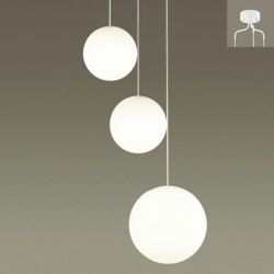 M・M・L 乳白つや消し コード白 パナソニック製ペンダントライト SLB19461W PN-1224W-WH