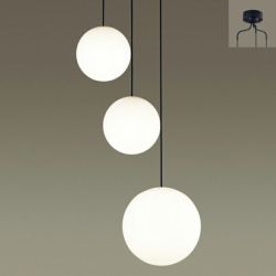 M・M・L 乳白つや消し コード黒 パナソニック製ペンダントライト SLB19461B PN-1225W-WH