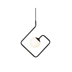 スクエア ブラック インターフォルム製ペンダントライト LT-4455SQ IF-1061E-BK