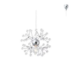 クローム インターフォルム製ペンダントライト LT-4514CH IF-1070E-CH