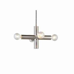 シルバー 4灯 インターフォルム製ペンダントライト LT-4535 IF-1130E-SV