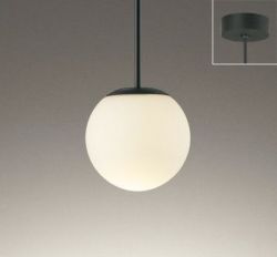 乳白×マットブラック  Φ150 オーデリック製ペンダントライト OP273018LCR OD-2000W-BK