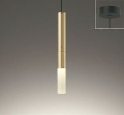 乳白×サテンゴールド  Φ35 オーデリック製ペンダントライト OP273013LCR OD-2010W-GD