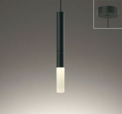 乳白×マットブラック  Φ35 オーデリック製ペンダントライト OP273011LCR OD-2010W-BK