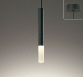 乳白×マットブラック  Φ35 オーデリック製ペンダントライト OP273011LCR OD-2010W-BK