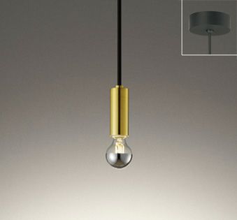 金色ヘアライン Φ45 オーデリック製ペンダントライト OP273041LD OD-2030W-GD
