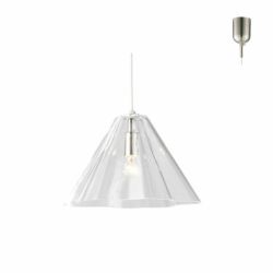 ガラス クリアオーロラ インターフォルム製ペンダントライト LT-4594 IF-1240E-CL